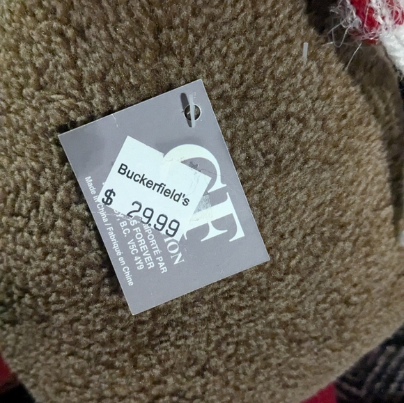 New Santa Counter Sitting Stuffed Dog - Picture 4 of 4